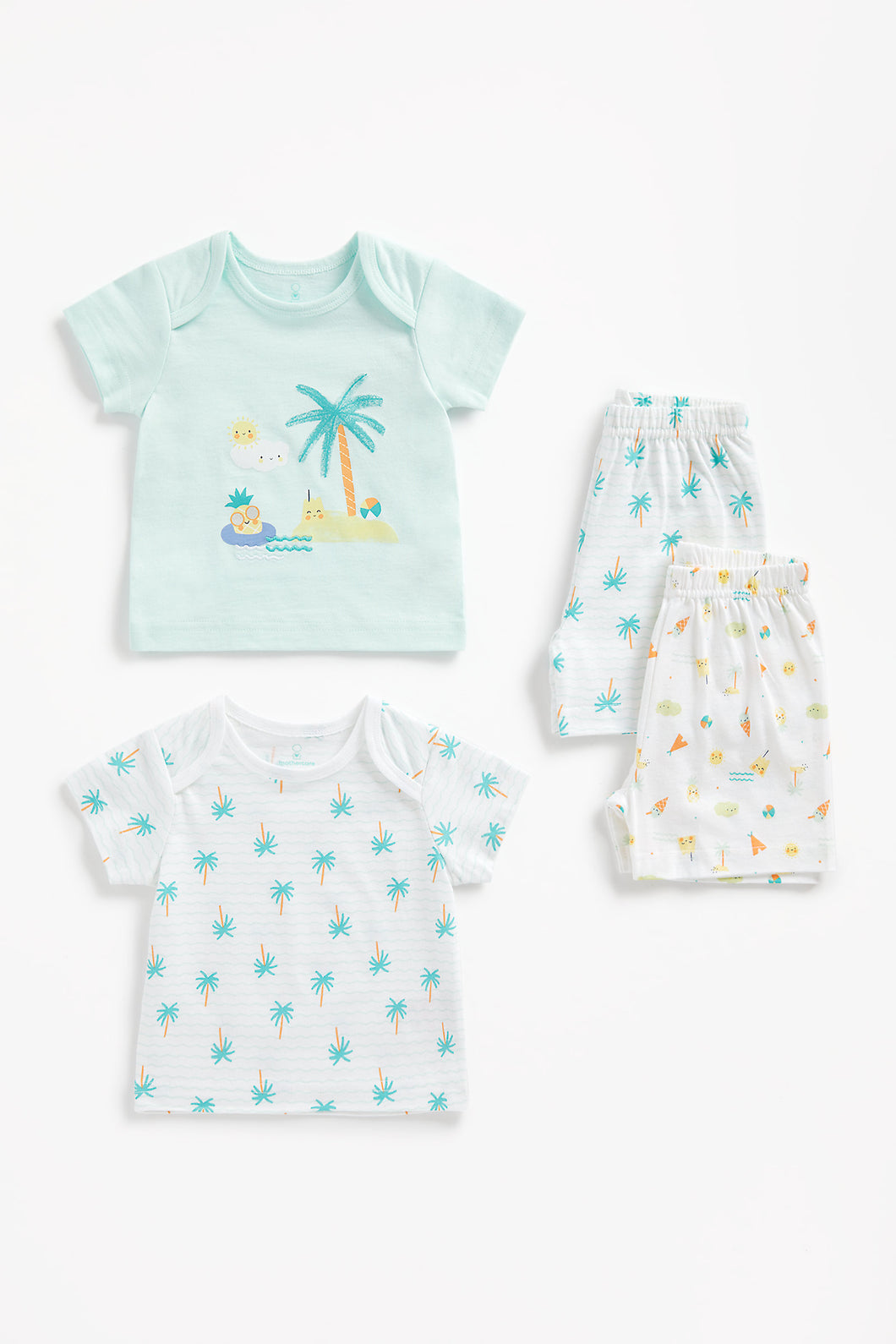 Mothercare Seaside Shortie Pyjamas - 2 Pack