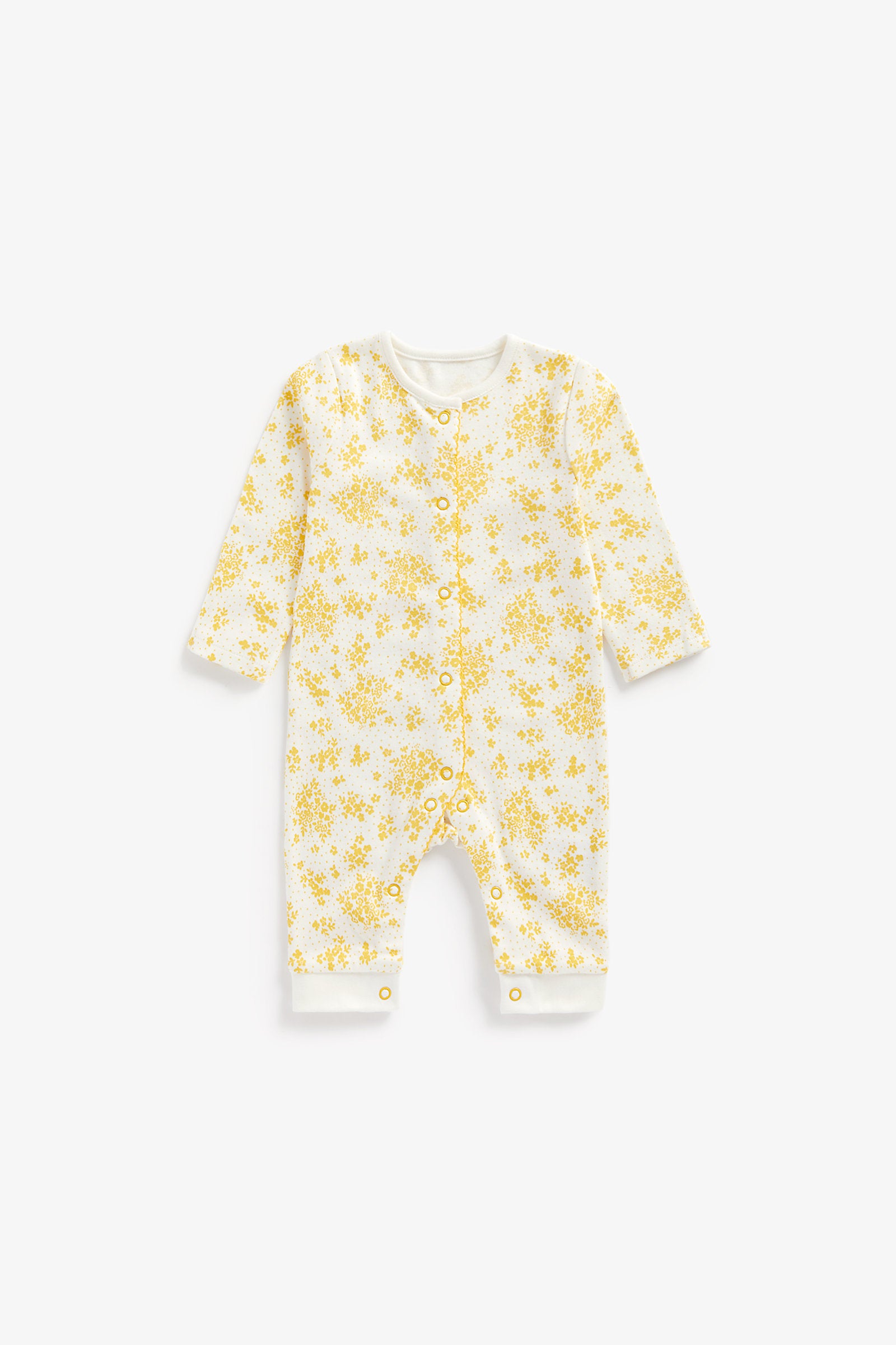 Mothercare Floral Footless Sleepsuits - 3 Pack