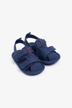 Load image into Gallery viewer, Mothercare Navy Pram Sandals
