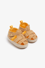 Load image into Gallery viewer, Mothercare Tan Pram Sandals
