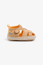 Load image into Gallery viewer, Mothercare Tan Pram Sandals
