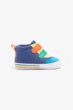 Load image into Gallery viewer, Mothercare Navy Colourblock Pram Trainers
