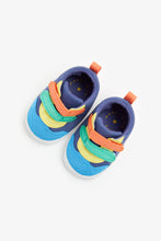 Load image into Gallery viewer, Mothercare Navy Colourblock Pram Trainers
