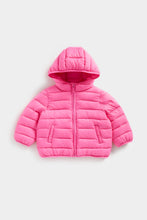 Load image into Gallery viewer, Mothercare Pink Pack-Away Quilted Jacket
