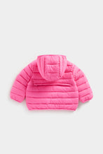 Load image into Gallery viewer, Mothercare Pink Pack-Away Quilted Jacket
