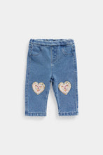 Load image into Gallery viewer, Mothercare Heart Bonded Jeggings
