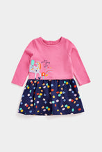 Load image into Gallery viewer, Mothercare Unicorn Twofer Dress
