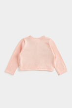 Load image into Gallery viewer, Mothercare Peach Sequin Cardigan
