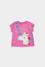 Load image into Gallery viewer, Mothercare Unicorn Bag Short-Sleeved T-Shirt
