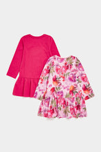 Load image into Gallery viewer, Mothercare Floral And Pink Dresses - 2 Pack
