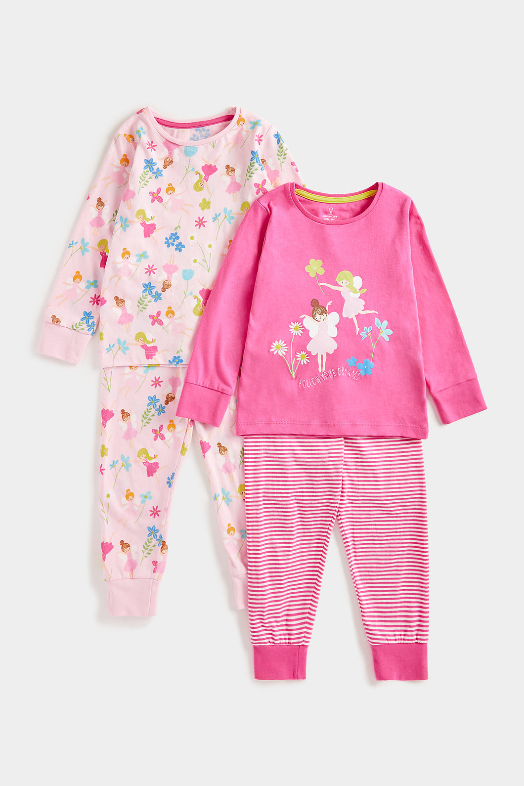 Mothercare Garden Fairies Pyjamas - 2 Pack