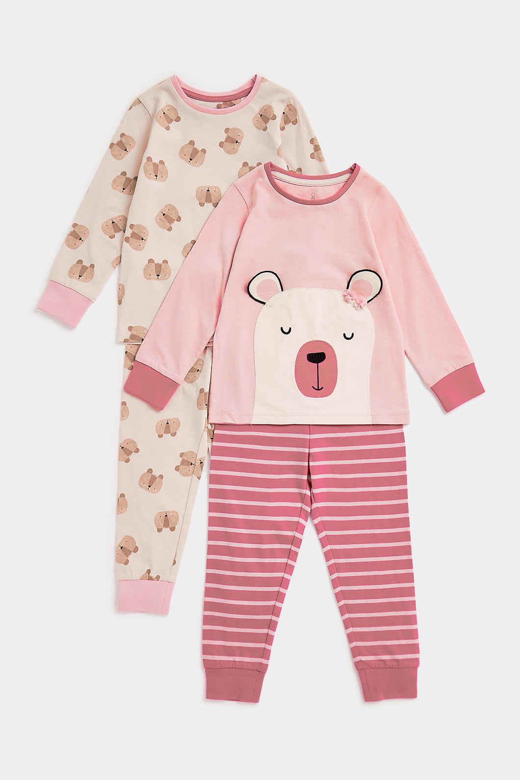 Mothercare Bear Pyjamas - 2 Pack