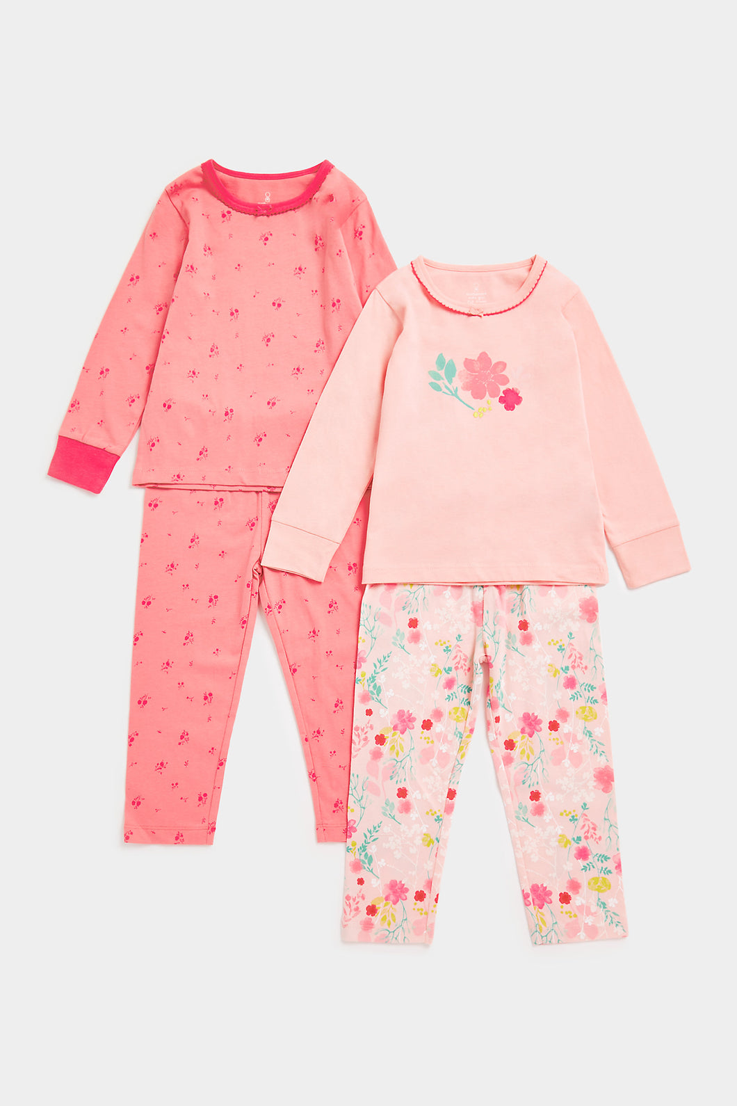 Mothercare Floral Pyjamas - 2 Pack