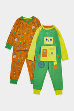 Load image into Gallery viewer, Mothercare Novelty Robot Pyjamas - 2 Pack
