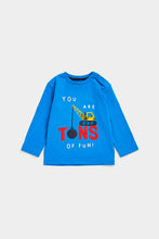 Load image into Gallery viewer, Mothercare Checked Shirt And Digger T-Shirt Set
