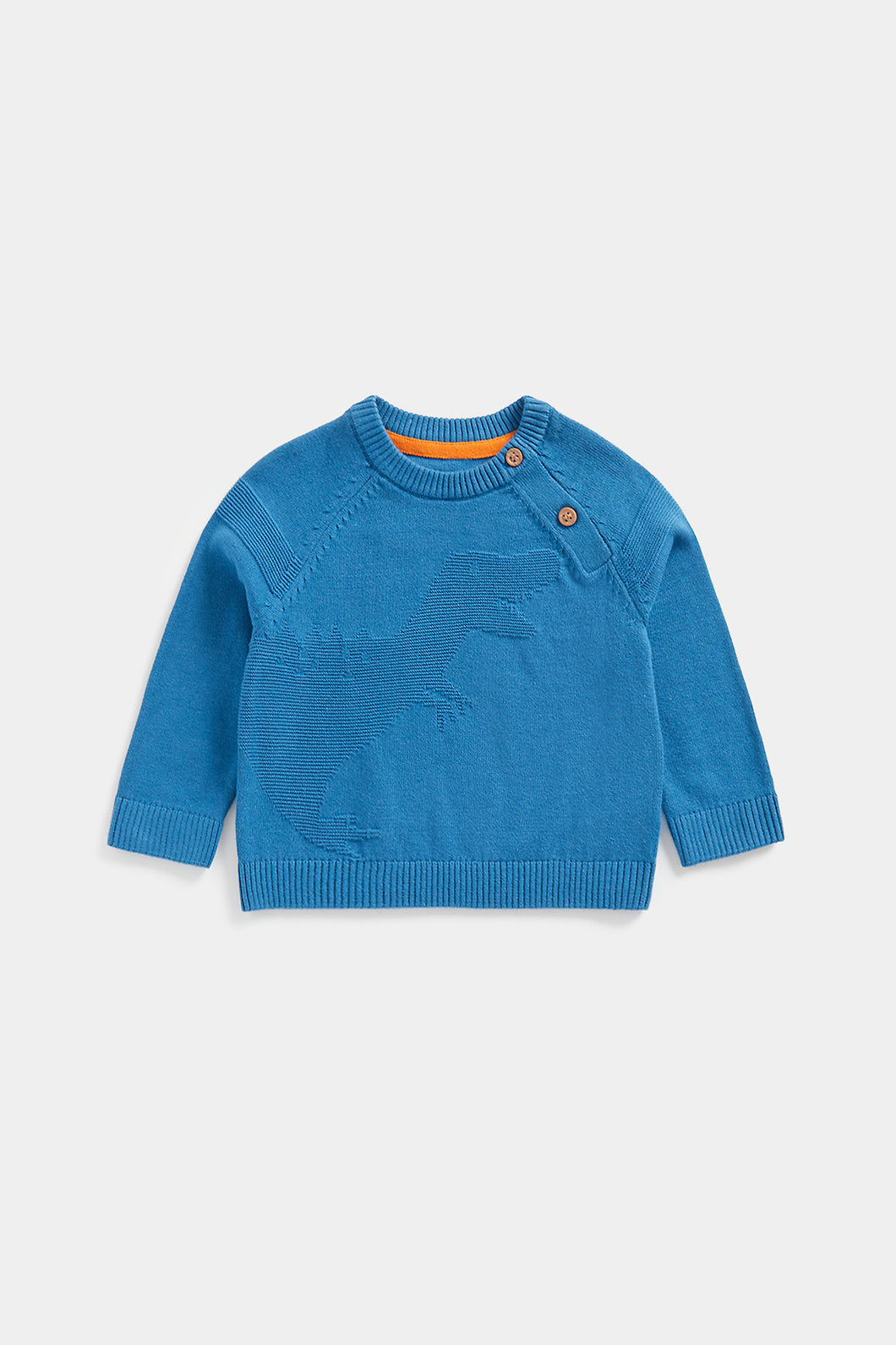 Mothercare Dino Reverse-Knit Jumper