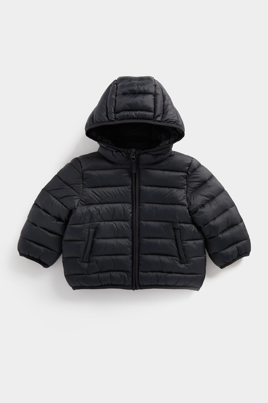 Mothercare Black Pack-Away Quilted Jacket