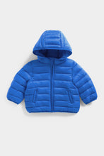 Load image into Gallery viewer, Mothercare Blue Pack-Away Quilted Jacket
