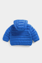 Load image into Gallery viewer, Mothercare Blue Pack-Away Quilted Jacket
