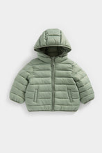 Load image into Gallery viewer, Mothercare Khaki Pack-Away Quilted Jacket
