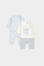 Load image into Gallery viewer, Mothercare My First Blue Pyjamas - 2 Pack
