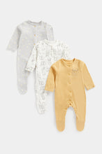 Load image into Gallery viewer, Mothercare Mummy And Daddy Sleepsuits - 3 Pack
