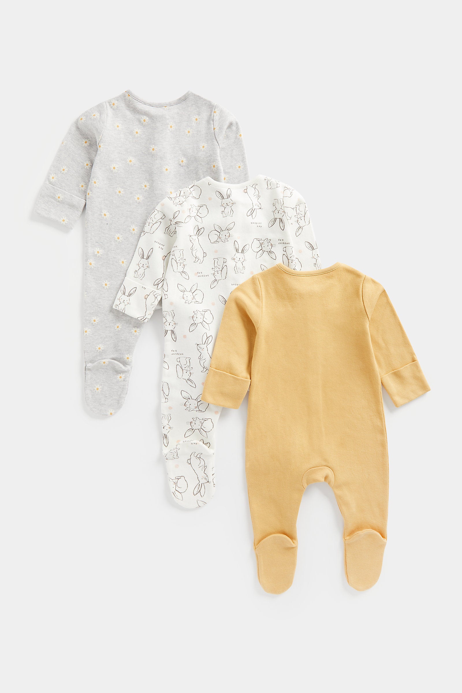 Mothercare Mummy And Daddy Sleepsuits - 3 Pack