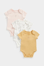 Load image into Gallery viewer, Mothercare Mummy And Daddy Short-Sleeved Bodysuits - 3 Pack
