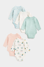 Load image into Gallery viewer, Mothercare Woodland Long-Sleeved Bodysuits - 5 Pack
