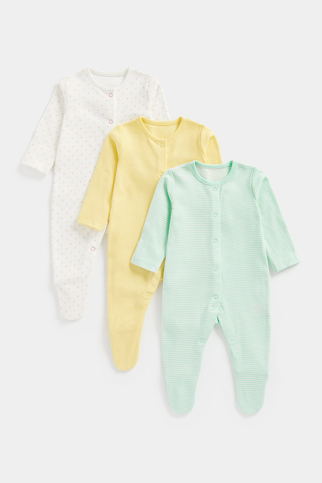 Mothercare Sleepsuits - 3 Pck