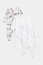 Load image into Gallery viewer, Mothercare Mummy And Daddy Sleepsuits - 3 Pack
