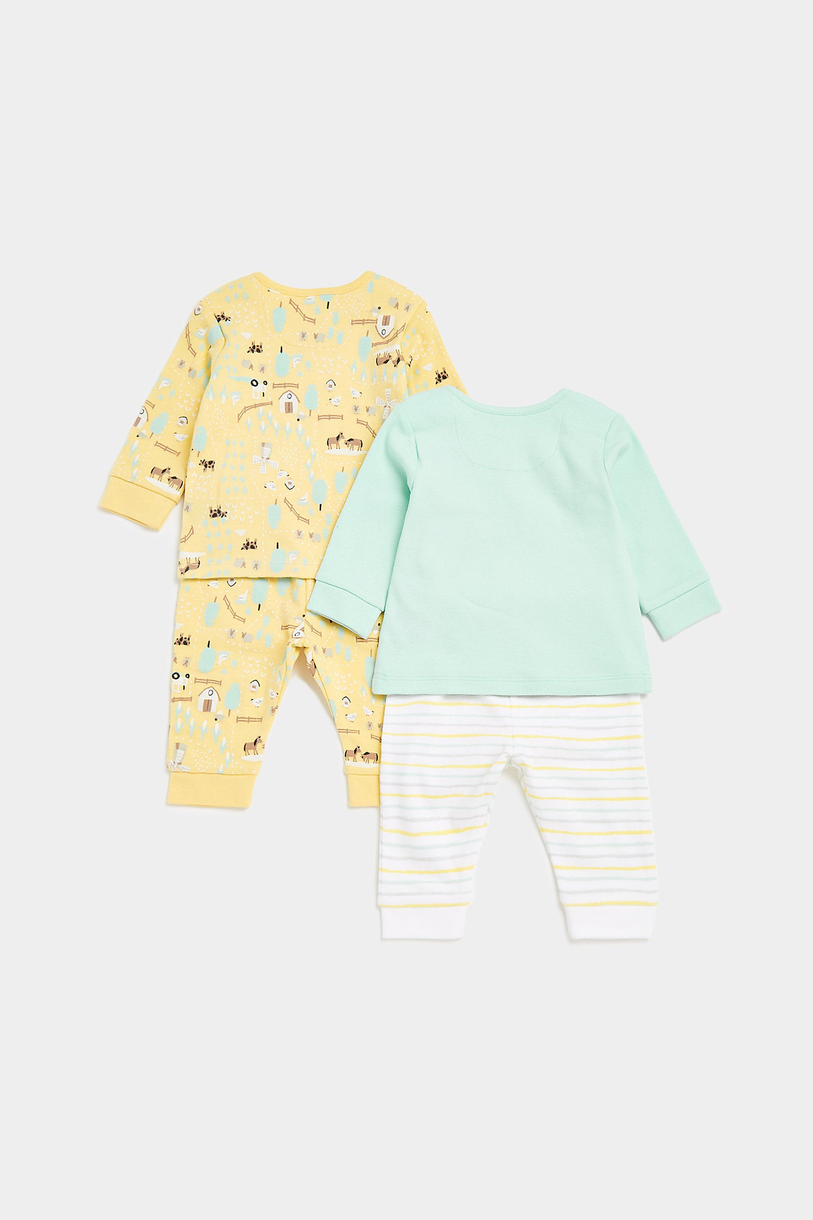 Mothercare Farm Pyjamas - 2 Pack