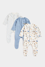 Load image into Gallery viewer, Mothercare Puppy Sleepsuits - 3 Pack
