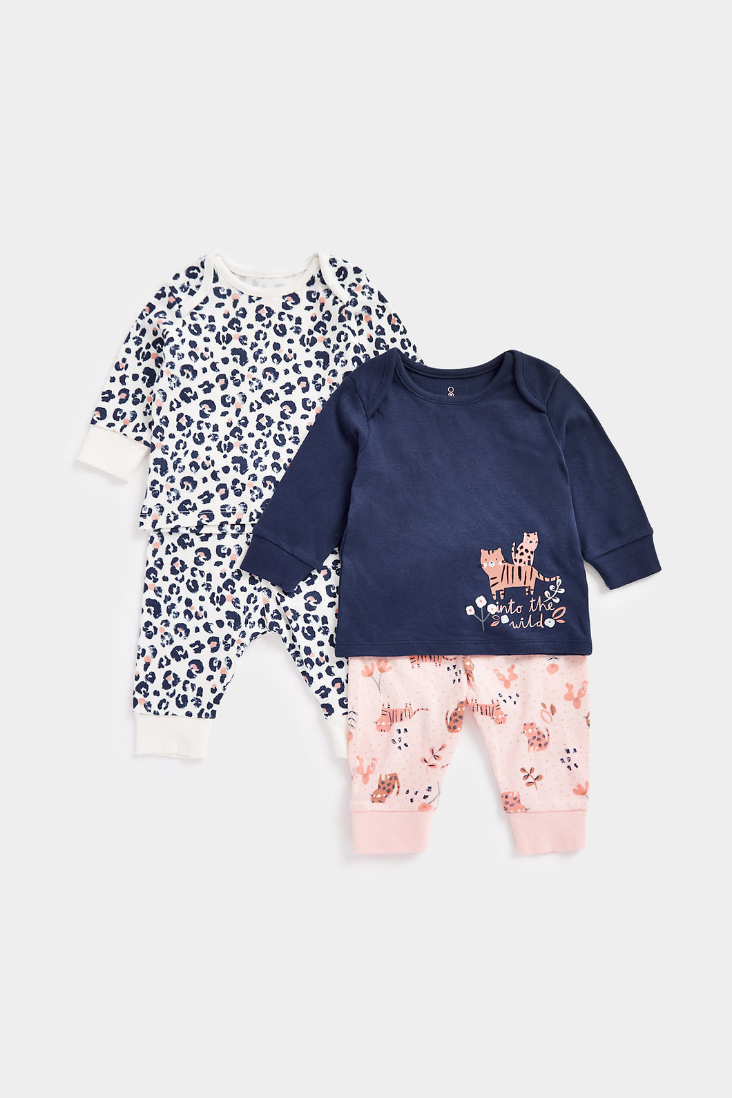 Mothercare Cats Pyjamas - 2 Pack