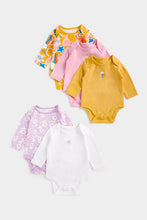 Load image into Gallery viewer, Mothercare Long-Sleeved Bodysuits - 5 Pack
