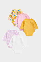 Load image into Gallery viewer, Mothercare Long-Sleeved Bodysuits - 5 Pack
