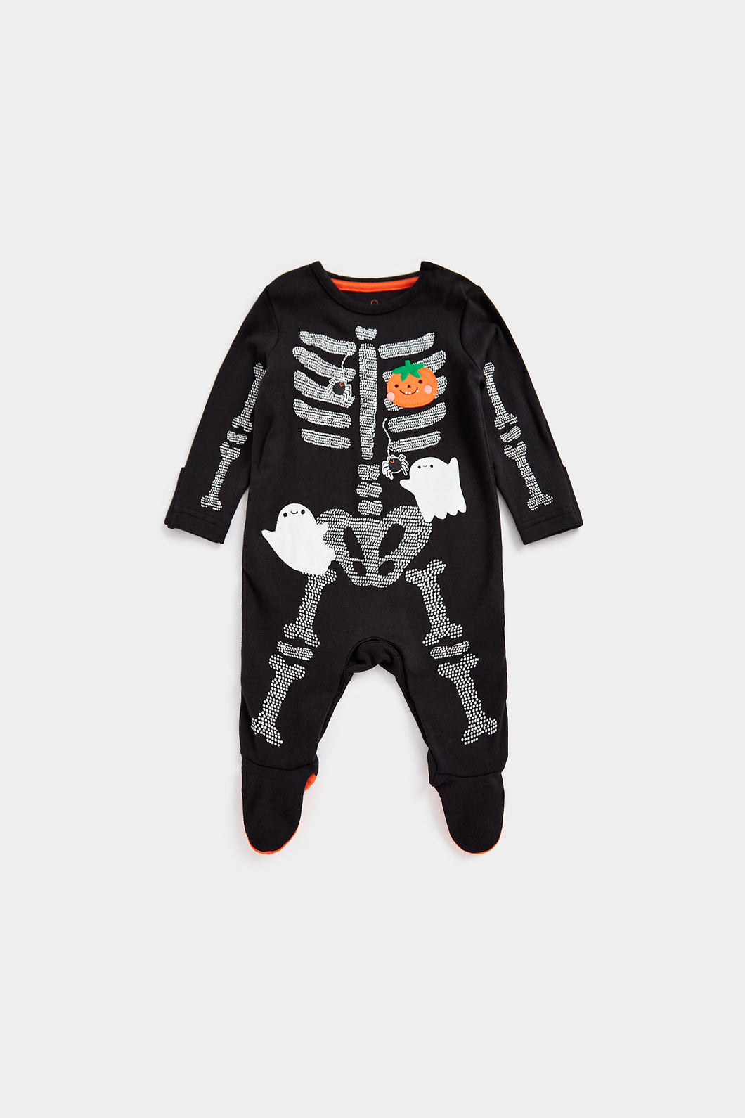 Mothercare Halloween Skeleton All In One