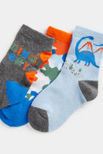 Load image into Gallery viewer, Mothercare Dino Boy Socks - 3 Pack
