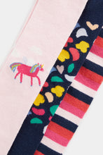 Load image into Gallery viewer, Mothercare Unicorn Tights - 3 Pack
