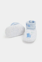 Load image into Gallery viewer, Mothercare Beary Cute Sock-Top Baby Booties - 3 Pack
