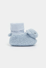 Load image into Gallery viewer, Mothercare Bear Rattle Sock-Top Booties
