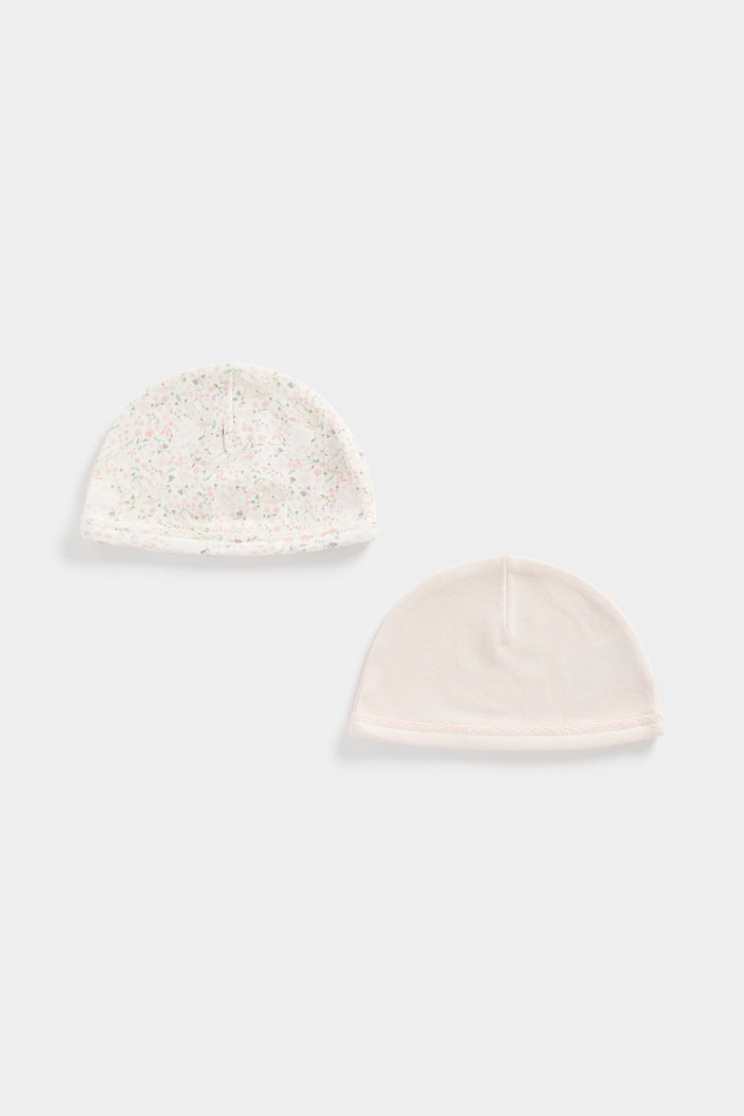 Mothercare My First Pink Organic-Cotton Hats - 2 Pack