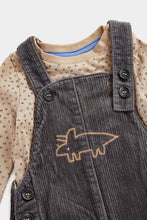 Load image into Gallery viewer, Mothercare Cord Dungarees And Bodysuit Set
