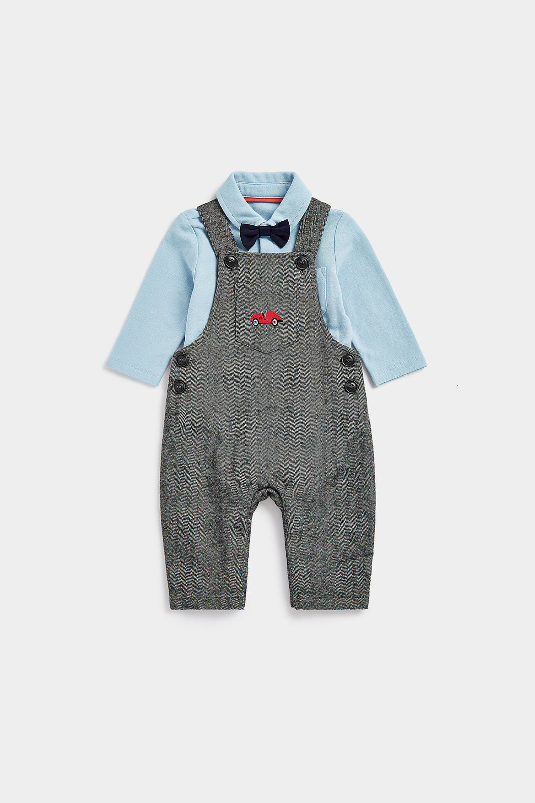 Mothercare Dungarees And Shirt Set