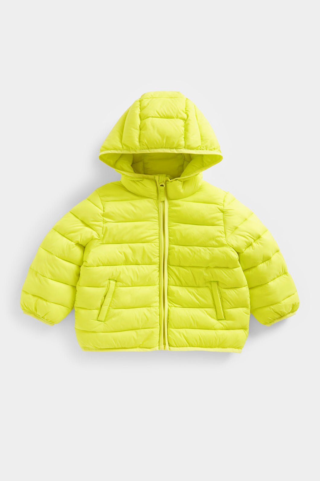 Mothercare Lime Pack-Away Quilted Jacket