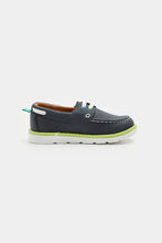 Load image into Gallery viewer, Mothercare Navy Boat Shoes
