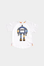 Load image into Gallery viewer, Mothercare Robot Lift-The-Flap T-Shirt
