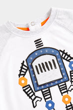 Load image into Gallery viewer, Mothercare Robot Lift-The-Flap T-Shirt
