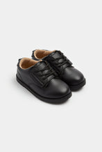 Load image into Gallery viewer, Mothercare Boys Black Smart Shoe
