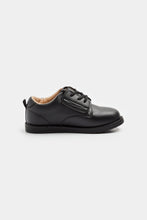 Load image into Gallery viewer, Mothercare Boys Black Smart Shoe
